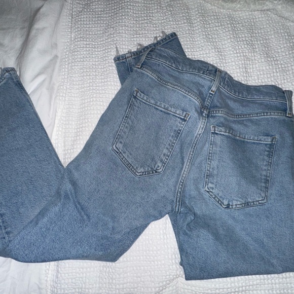 Agolde Riley High Rise Straight Crop in Dynamic - Picture 5 of 5